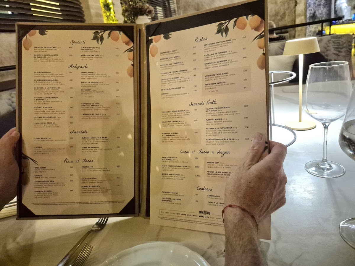 Menu - Nicoletta | Italian Restaurant In CancunPhoto 4